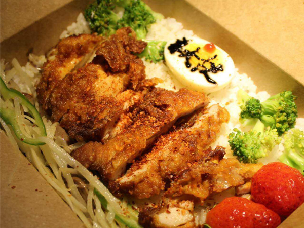 海门脆皮鸡米饭